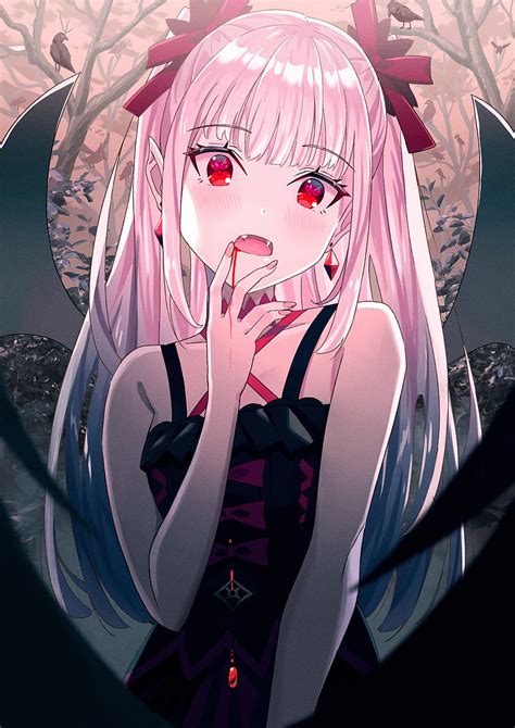 Anime Vampire White Hair