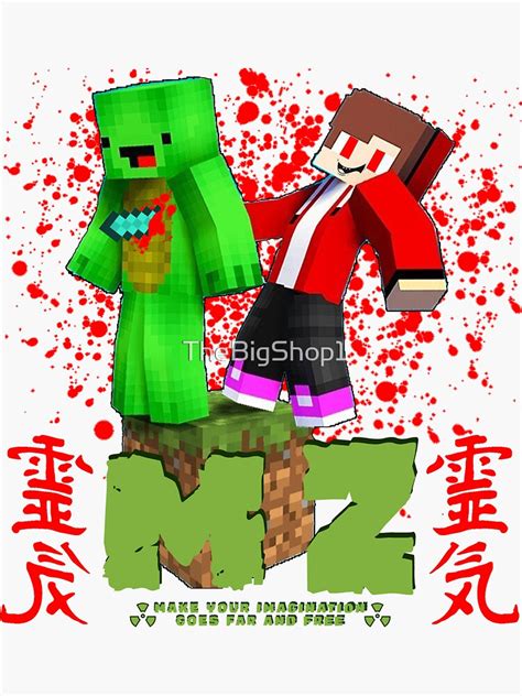 "JJ's Maizen And Mikey" Sticker for Sale by TheBigShop1 | Redbubble