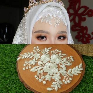 Jual Hiasan Kepala Pengantin Hijab Cantik / Hiasan Kepala Hijab ...