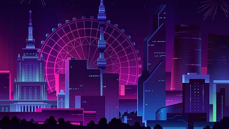 Neon City Aesthetic Wallpapers on WallpaperDog