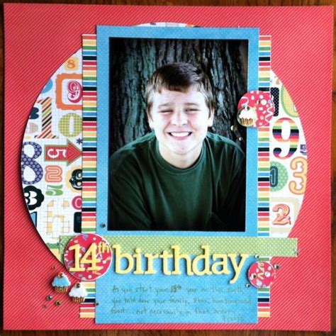 1000+ images about Scrapbook Layouts - Birthday on Pinterest