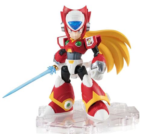 Mega Man X Nxedge Style ROCKMAN UNIT Zero Action Figure Bandai Shokugan ...