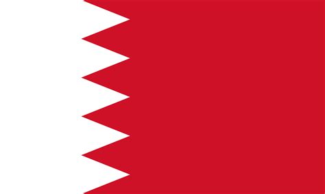 Bahrain Flag Color Codes - 2 Colors HEX, RGB & CMYK Palette