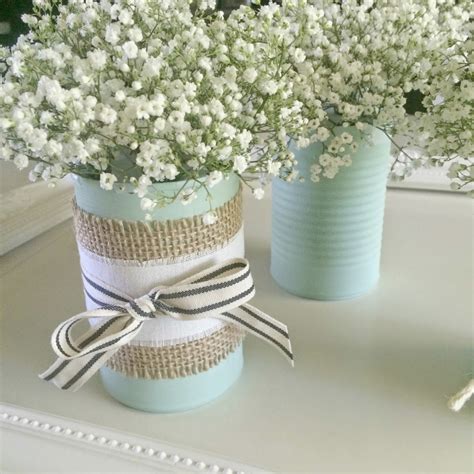 Tin Can Vase Project | White Washed Comfort