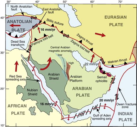 Arabian Plate - African/Arabian Tectonic Plates