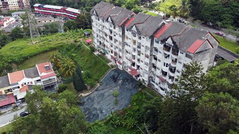 Teratai apartment residents forced to evacuate due to landslide to get ...