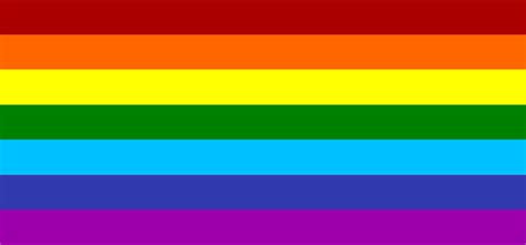 Rainbow flag vector | Public domain vectors