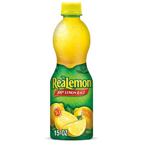 ReaLemon 100% Lemon Juice, 15 fl oz bottle - Walmart.com