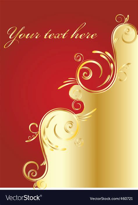 Gold abstraction Royalty Free Vector Image - VectorStock