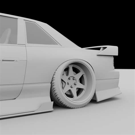 Nissan s13 180sx 3D model - TurboSquid 1701754