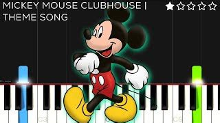 Mickey Mouse Clubhouse Theme Song | EASY Piano Tutorial | Doovi