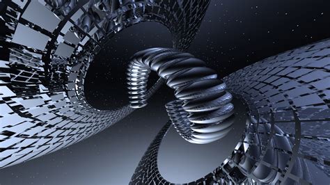 digital art, Abstract, Fractal, Space art, 3D, Geometry, 3D fractal ...