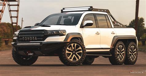 This Monster Toyota Land Cruiser 6X6 Pickup Truck Is Beyond Our Imagination