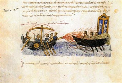 Greek fire | Byzantine, Naval Warfare, Incendiary | Britannica