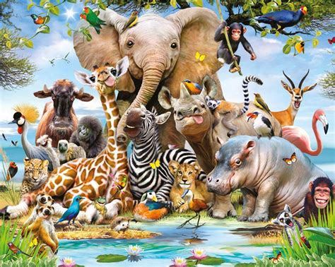 Jungle Animals Wallpapers - Top Free Jungle Animals Backgrounds ...