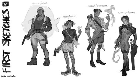 ArtStation - VALORANT agent art & abilities. FINN, Sean Budanio ...