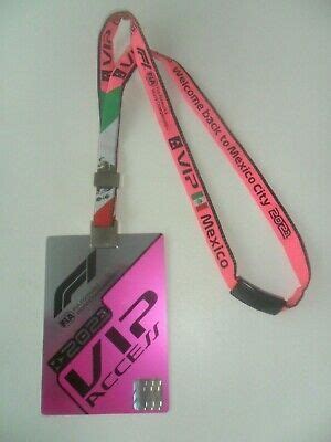 F1 Paddock Pass VIP FIA 2021 MEXICO MAX VERSTAPPEN WIN Formula1 Lanyard ...