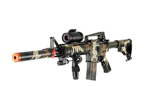 Double Eagle M832A2CAMO AEG Tactical Airsoft Rifle Gun - High Speed BBs