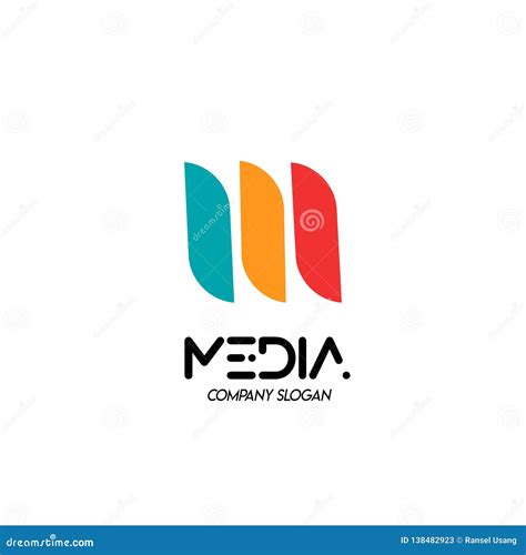 Creative Media Agency Company Logo Simple Stock Illustration ...