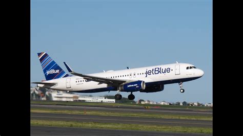 Plane Spotting Jet Blue Airbus A320 Takeoff at Fort Lauderdale - YouTube