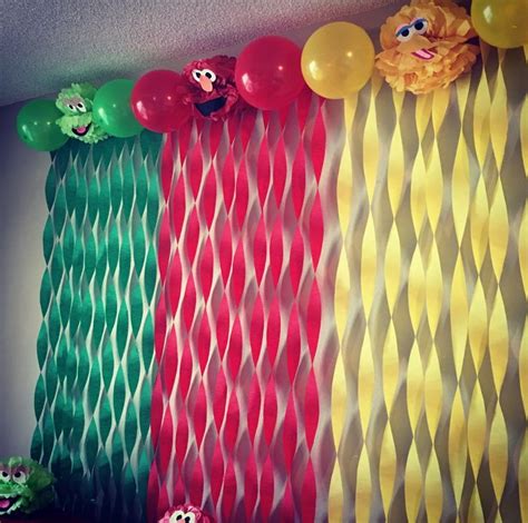 Sesame Street decor in 2023 | Sesame street birthday party, Sesame ...