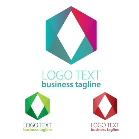 Geometric shapes logo Vector | Free Download