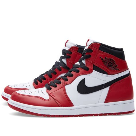 Nike Air Jordan 1 Retro High OG 'Varsity Red' White, Black & Varsity ...