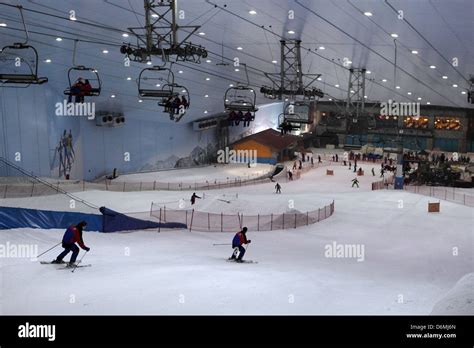 Dubai, United Arab Emirates, Ski Dubai, the indoor ski slope in the ...