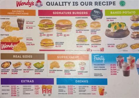 Wendy's Menu, Menu for Wendy's, Kuta, Bali - Zomato Indonesia