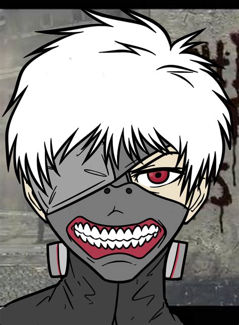 Ken Kaneki with Mask (Tokyo Ghoul) by AustinsAnime on DeviantArt