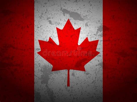 Grunge Canada flag stock vector. Illustration of patriot - 5589044