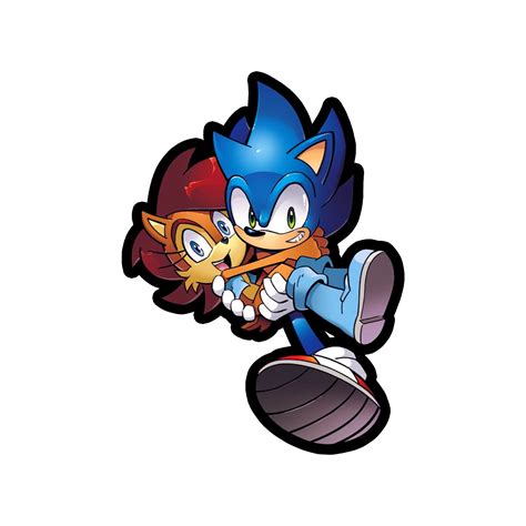 Sonic the Hedgehog & Sally Acorn archie Carry Vinyl - Etsy