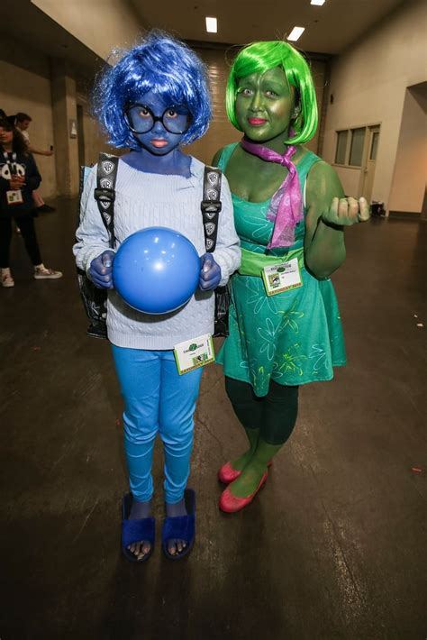 Sadness and Disgust | Disney Costumes at Comic-Con | POPSUGAR Love ...