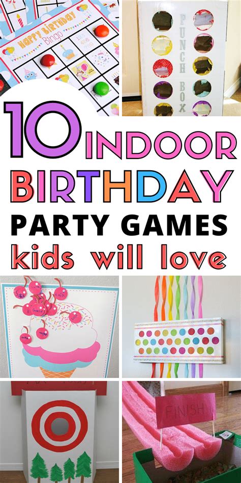 10+ Indoor Birthday Party Games Kids Will Love - This Tiny Blue House