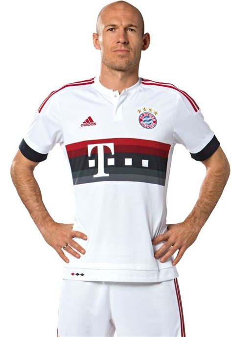 White Bayern Jersey 2015-2016- Adidas FC Bayern Munich Away Kit 15-16 ...