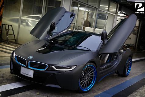 Bmw I8 2020 Black And Blue - HEUNPI