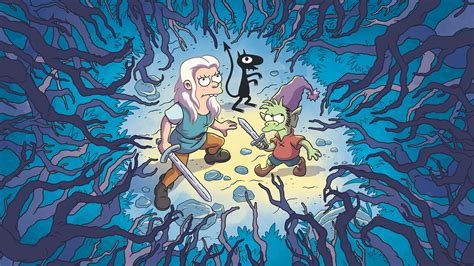 Wallpaper ID: 99229 / Disenchantment, Bean, Elfo, series, Netflix ...