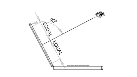 Monitor Viewing Angle Gauge for Proper Monitor Calibration