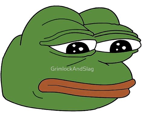 "funny sad frog meme xDDDD" by GrimlockAndSlag | Redbubble