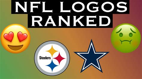 NFL LOGOS RANKED - YouTube