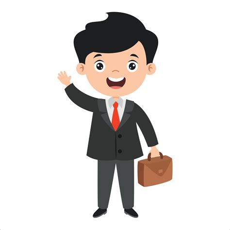 Cartoon Drawing Of A Businessman 5520137 Vector Art at Vecteezy