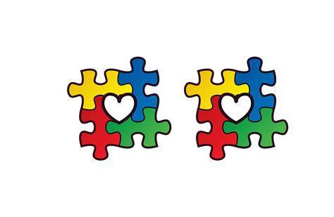 Autism, Puzzle Pieces, Awareness Free Svg File SVG Heart, 46% OFF