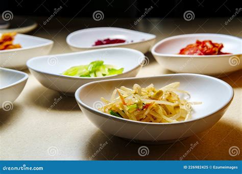 Korean Banchan Side Dishes stock image. Image of korea - 226982425