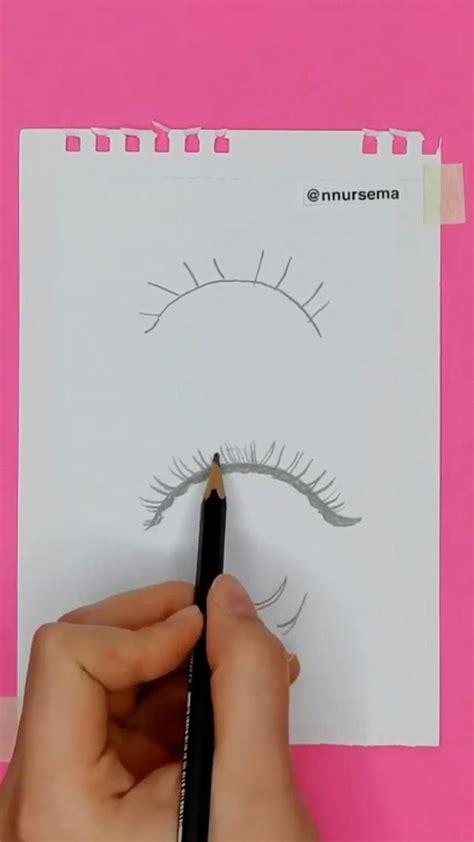 Рисуем ресницы правильно How to draw eyelashes correctly | Рисование ...