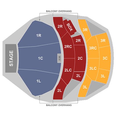 Pabst Theatre Seating Map | Elcho Table