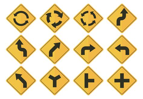 Road Sign Arrow Vectors 115967 Vector Art at Vecteezy