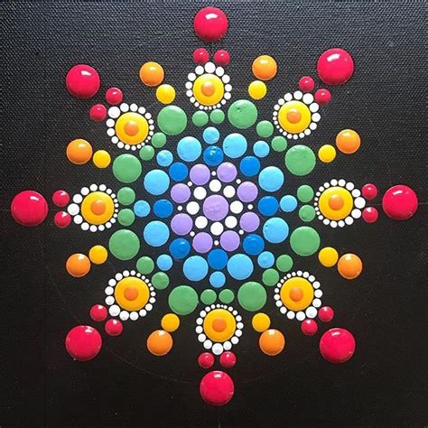 Einzigartig Mandala Dot Art Designs For Beginners