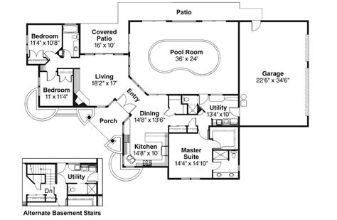 House Plans Basement Swimming Pool - Openbasement