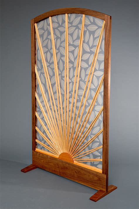 Sun & Leaf Room Divider | Fine Hardwood Furniture - Seth Rolland