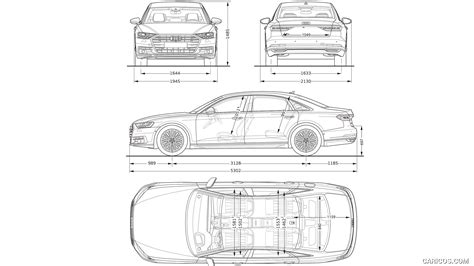 Audi A8 | 2018MY L | Dimensions